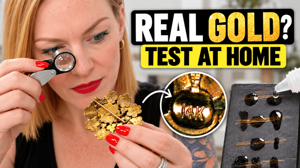 How to test gold at home to determine whether jewelry may be real gold