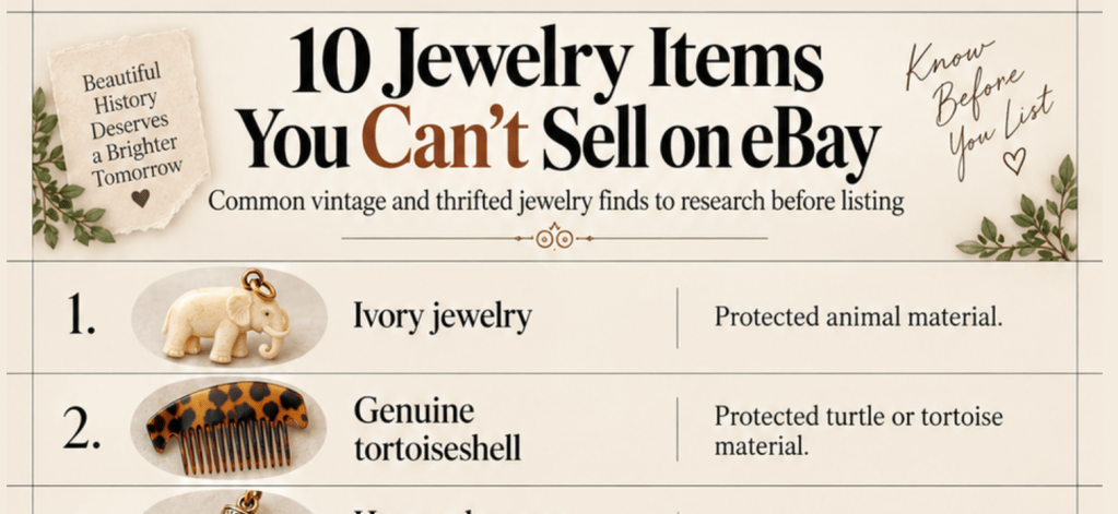 Jewelry You Can't sell on Ebay