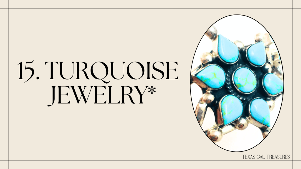 Blue stone jewelry used to illustrate natural, treated, stabilized and imitation turquoise